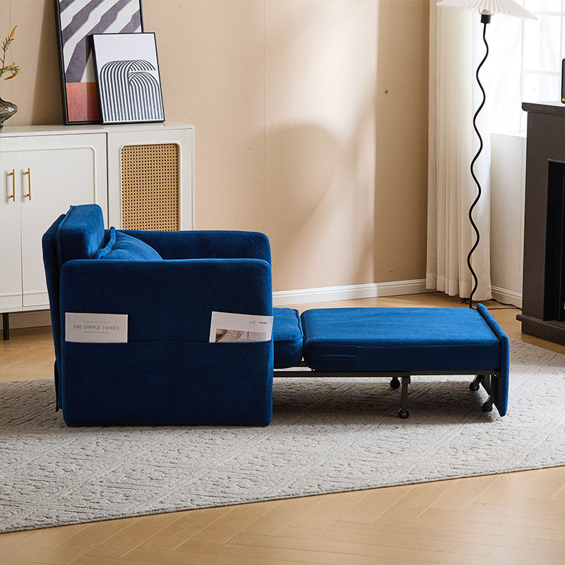 Adult Sleeper Chair Bed, 3-in-1 Convertible Sofa Chair Bed Pull-out Sofa Bed, Convenient Folding Tray Table With USB And Type-C Charging Ports For Living Room