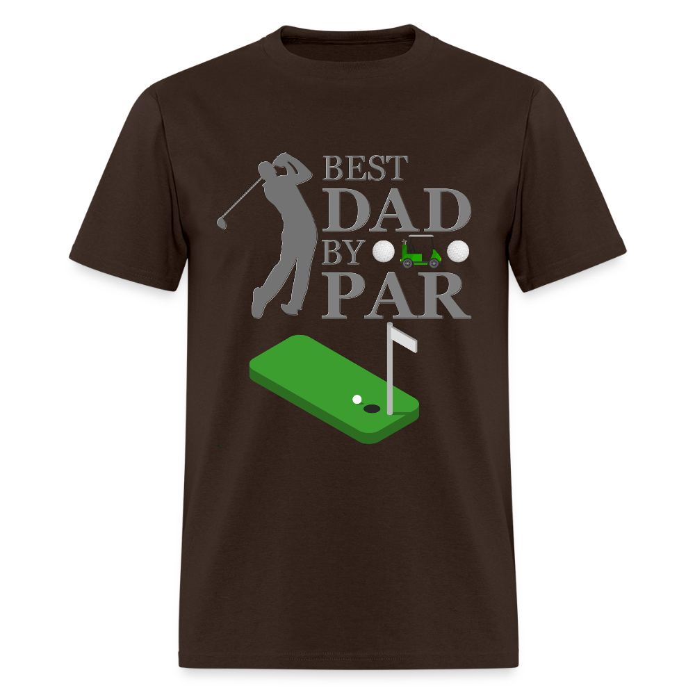 Best Dad By, Par Golfer Dad, Worlds Best Golf, Golfer, Golf, Golf Dad Birthday, Golf Dad Gifts, Golf Dad Shirt, Golf Dad Present, - brown