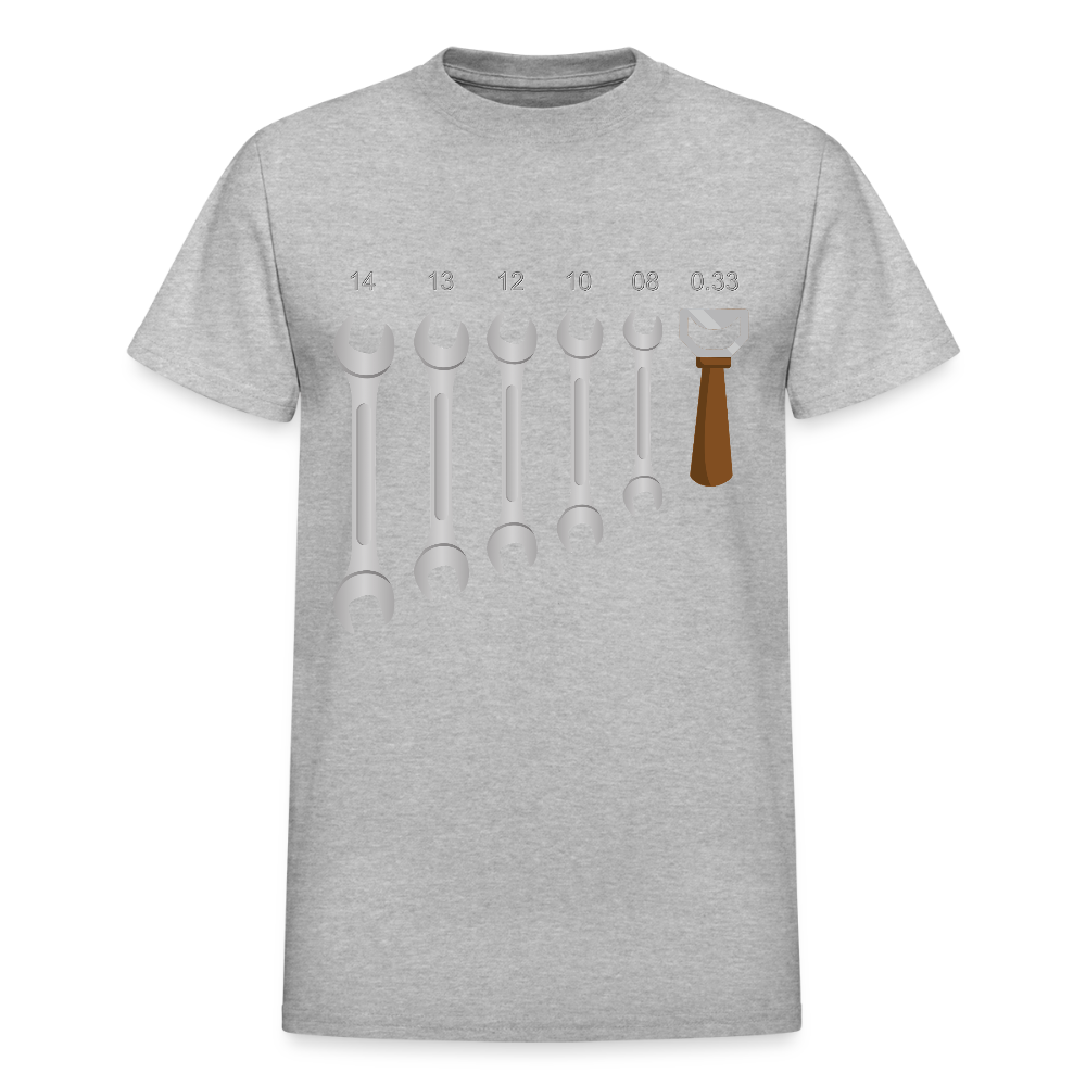 Mechanic Shirt, Wrench Shirt, Handyman Gift, Sarcastic Shirt, Tools Shirt, Dad Gift, Engineer Gift, Car Shirt, Bottle Opener Shirt, Gifts For Him, - heather gray