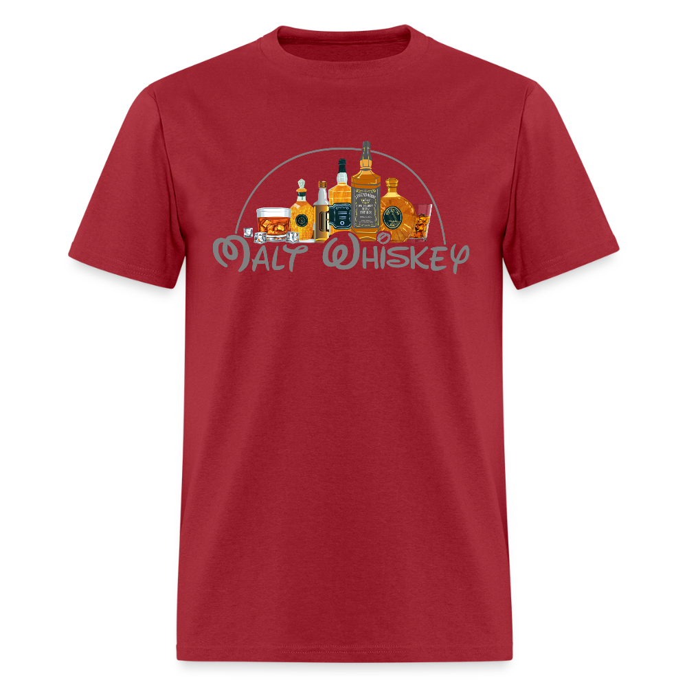 Funny Dad Shirt, Malt Whiskey Shirt, Whiskey Dad Shirt, Disney Alcohol Bar Shirt, Birthday Gift For Him Her, Fathers Day Gifts - dark red