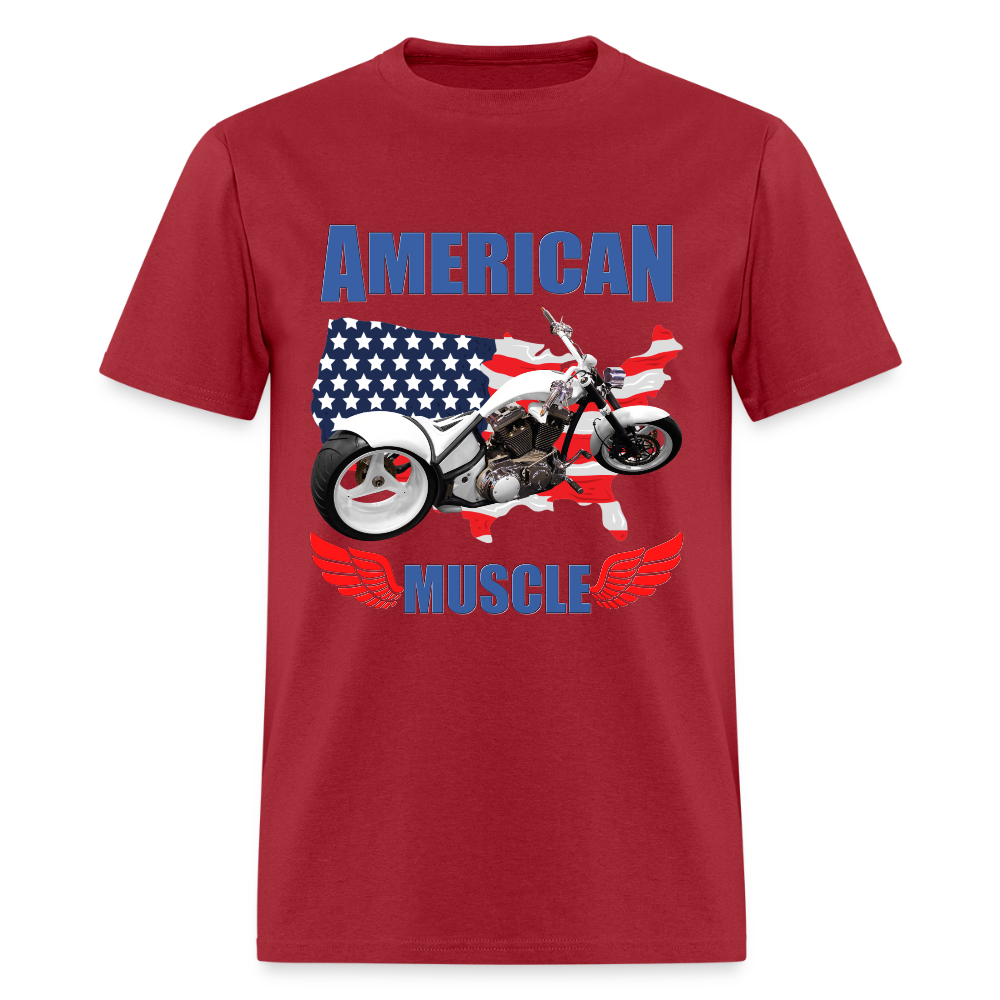 American Muscle Shirt, Motorcycle Shirt, Biker Shirt, Motorcycle Gift, Motorcycle Tshirt, Motorcycle Shirts, Motorcycle T Shirt, Biker Shirts - dark red