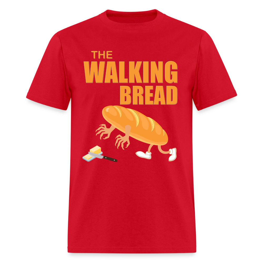 The Walking Bread, Foodie Shirt, Foodie Gifts, Funny Food Shirt, Food Shirt, Gift For Foodie, Fruit Shirt - red