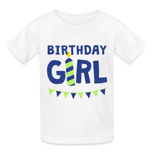Birthday Girl, Girl, The Girl, Girl Shirt, Birthday Girl Shirt, Birthday Girl svg, The Birthday Girl, Birthday Girl Tee, Happy Birthday Girl, One Happy Birthday Girl, The Birthday Girl Shirts - white