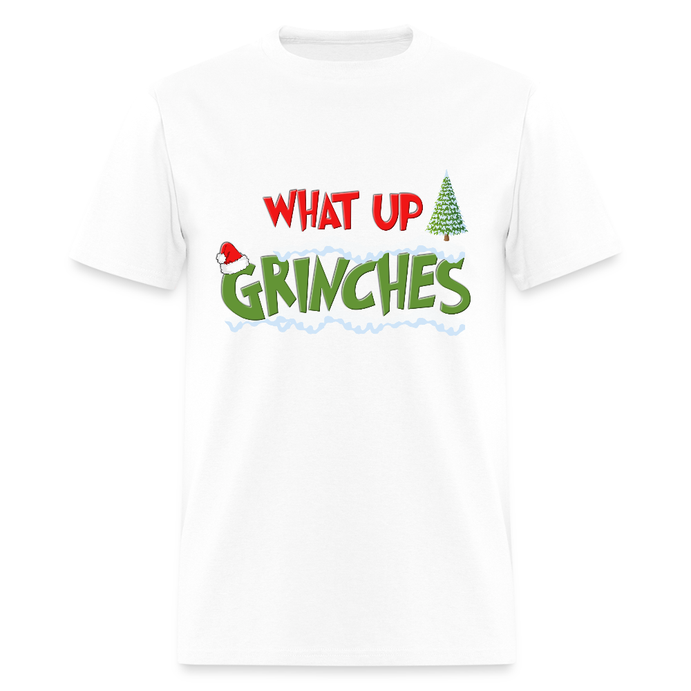 Christmas Gifts, What Up Grinches Shirt, Holiday Party, Funny Christmas Shirt, Family Christmas Shirts, Funny Holiday - white