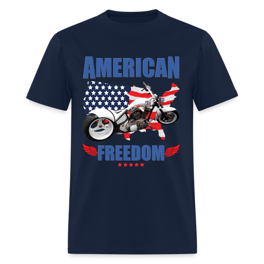 American Freedom Shirt, Motorcycle Shirt, Biker Shirt, Motorcycle Gift, Motorcycle Tshirt, Motorcycle Shirts, Motorcycle T Shirt, Biker Shirt - navy