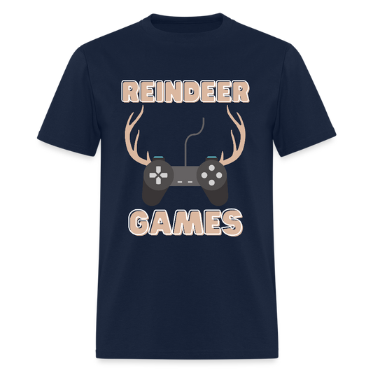 Reindeer Games Shirt, Christmas Gifts, Holiday Party, Funny Christmas Shirt, Family Christmas Shirts, Funny Holiday, Christmas Game Tee, This Guy Christmas Shirt - navy