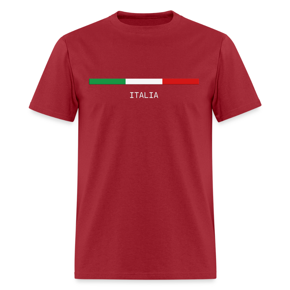 Italia T-Shirt, Italian Flag shirt, Italian Gift Idea, Italy T-shirt, Great Gift for Dad, Birthday Gift idea, Father Day Gift, Mothers Day Gift, Gift For Him, Gift For Her, Italy Gift Idea - dark red