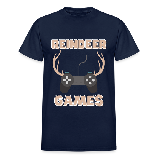 Reindeer Games Shirt, Christmas Gifts, Holiday Party, Funny Christmas Shirt, Family Christmas Shirts, Funny Holiday, Christmas Game Tee, This Guy Christmas Shirt - navy