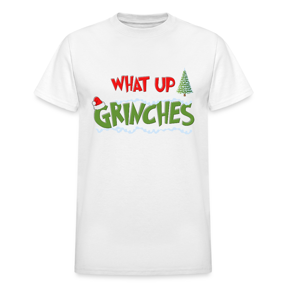 Christmas Gifts, What Up Grinches Shirt, Holiday Party, Funny Christmas Shirt, Family Christmas Shirts, Funny Holiday - white