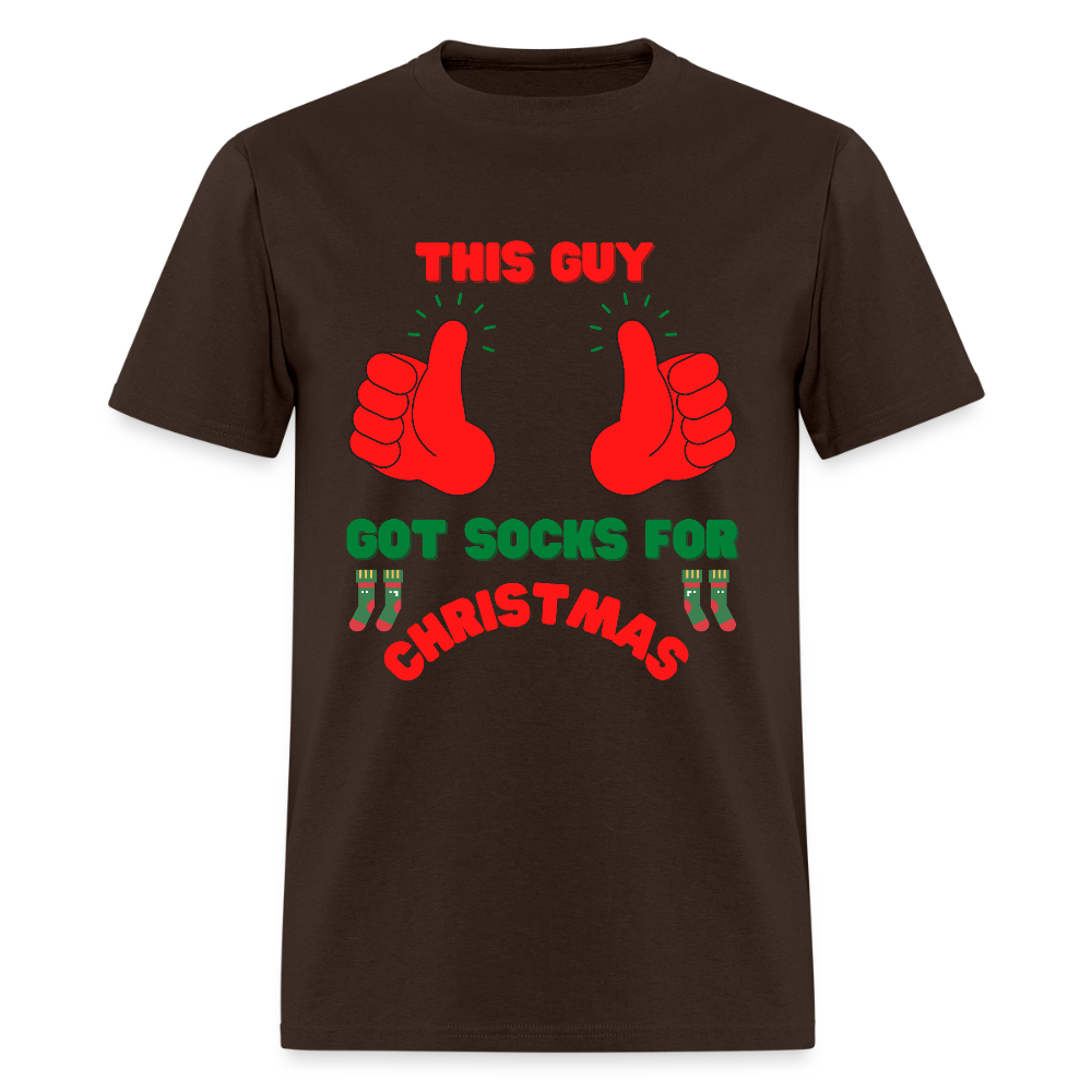 This Guy Got Socks For Christmas Shirt, Christmas Gifts, Holiday Party, Funny Christmas Shirt, Family Christmas Shirts, Funny Holiday, Christmas Socks Tee, This Guy Christmas Shirt - brown