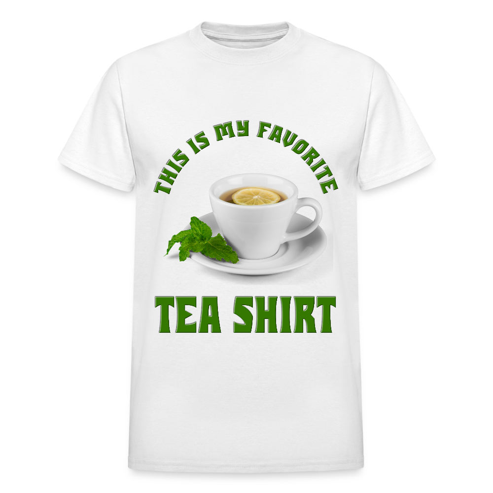 Tea T-Shirt, This Is My Favorite Tea Shirt, Funny Tea Shirt, Adult Humor Shirt, Hilarious, Sarcastic Shirt, Funny Shirt, Tea, Tea bag, Herbal Tea Shirt, Herbal Tea Tee - white