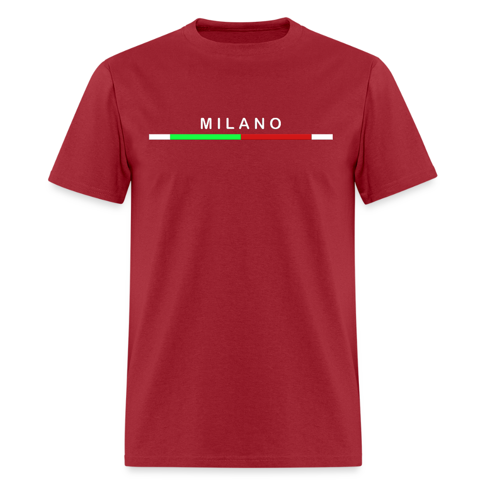 Milano Shirt, Milan T-Shirt, Vacation Holiday Milano Shirt, Italia T-Shirt, Italian Flag shirt, Italian Gift Idea, Italy T-shirt, Great Gift for Dad, Birthday Gift idea, Father Day Gift, Mothers Day Gift, Gift For Him, Gift For Her, Italy Gift Idea - dark red