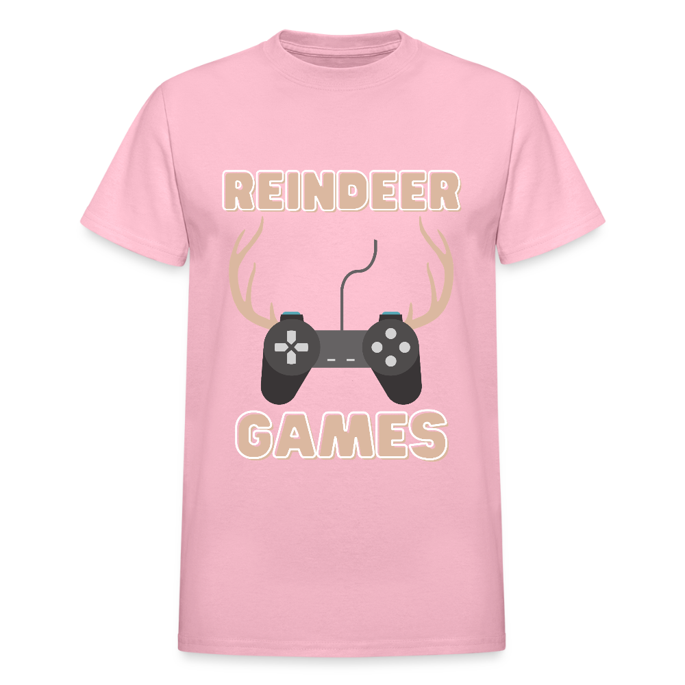 Reindeer Games Shirt, Christmas Gifts, Holiday Party, Funny Christmas Shirt, Family Christmas Shirts, Funny Holiday, Christmas Game Tee, This Guy Christmas Shirt - light pink