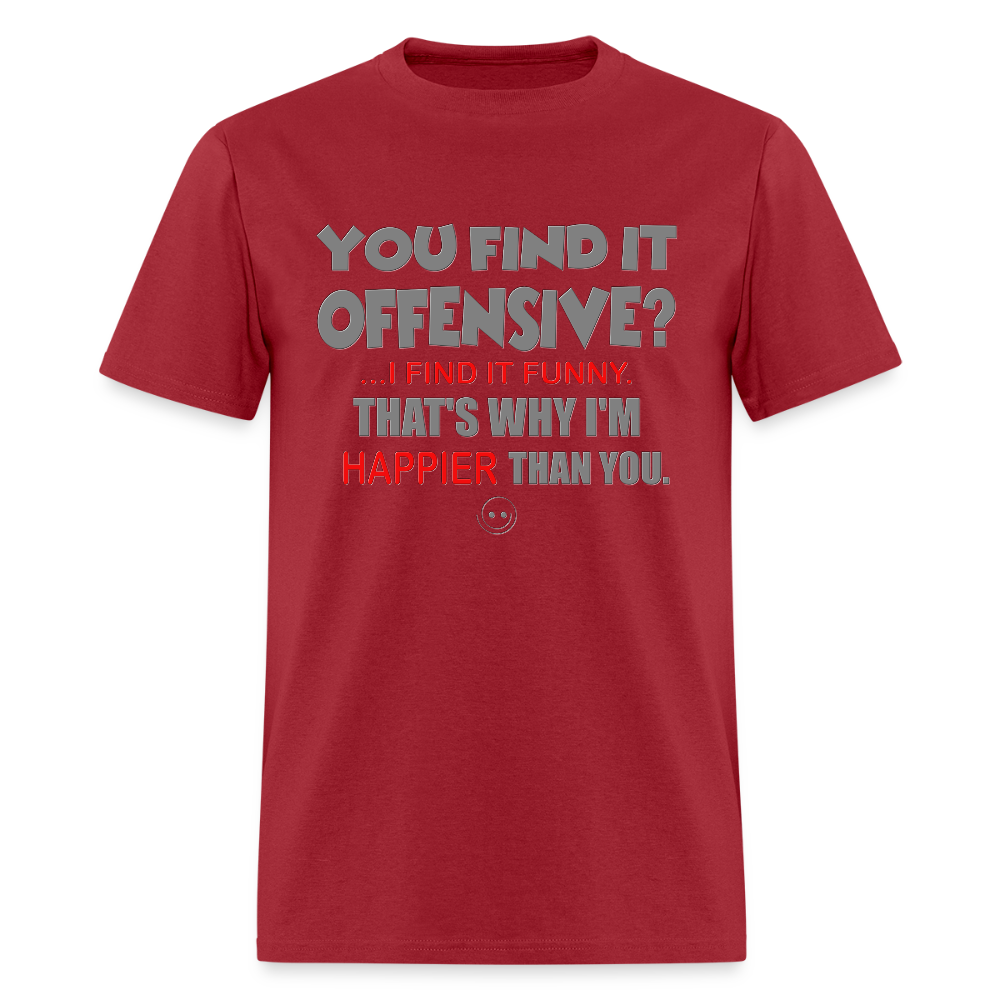 You Find It Offensive Shirt, Offensive Shirt, Adult Humor, Offensive SVG, Offensive T-Shirt, Insult Shirt, Funny Shirt, Fuck You, Funny Sayings, Gift For Him, Gift For Her, Offensive T Shirt, Gift For Dad - dark red
