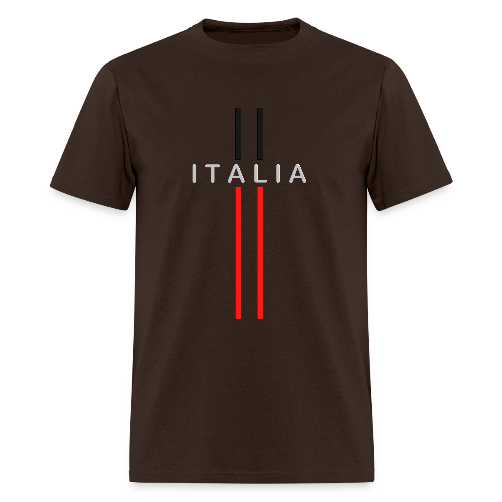 Italia Design Shirt, Italia T-Shirt, Italian Flag shirt, Italian Gift Idea, Italy T-shirt, Great Gift for Dad, Birthday Gift idea, Father Day Gift, Mothers Day Gift, Gift For Him, Gift For Her, Italy Gift Idea - brown