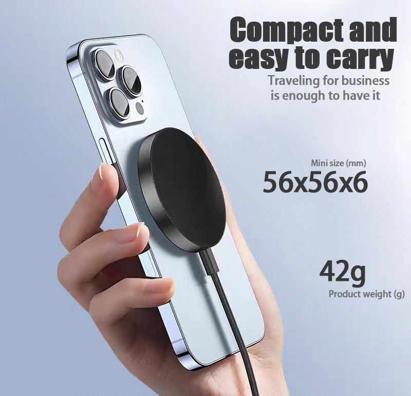 Wireless Charger 15W Magnetic Wireless Fast Charging Is Suitable For 12-16PG Mobile Phone Models Qi2