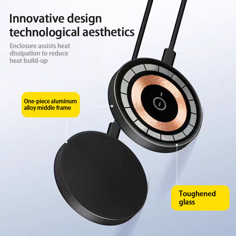 Wireless Charger 15W Magnetic Wireless Fast Charging Is Suitable For 12-16PG Mobile Phone Models Qi2