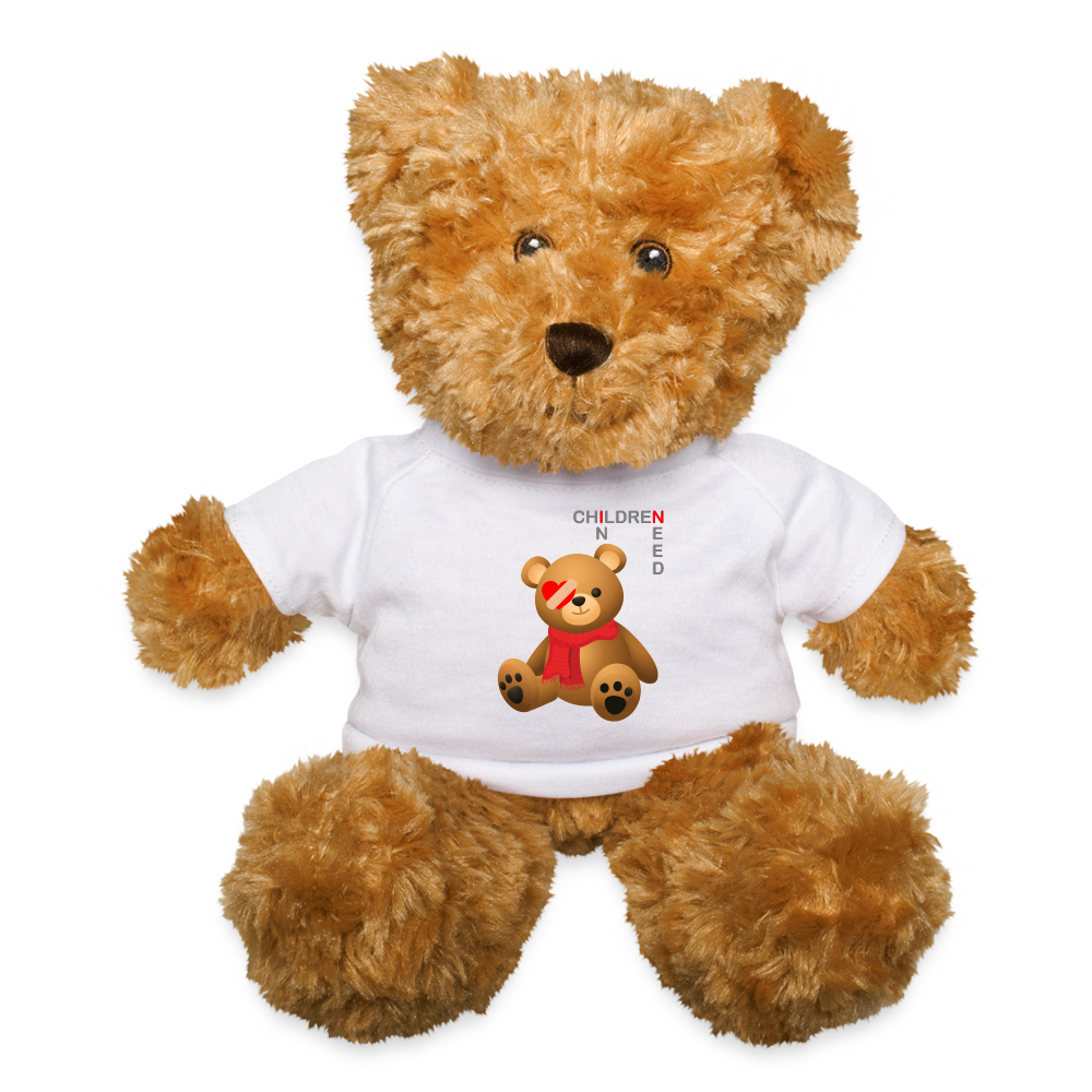 Children In Need, Pudsey Bear, Tesco Pudsey Bear, Pudsey, Bear, Tesco, Tesco Bear, Tesco Pudsey, pudsey bear, pudsey, pudsey ideas, tes Teddy Bear - white