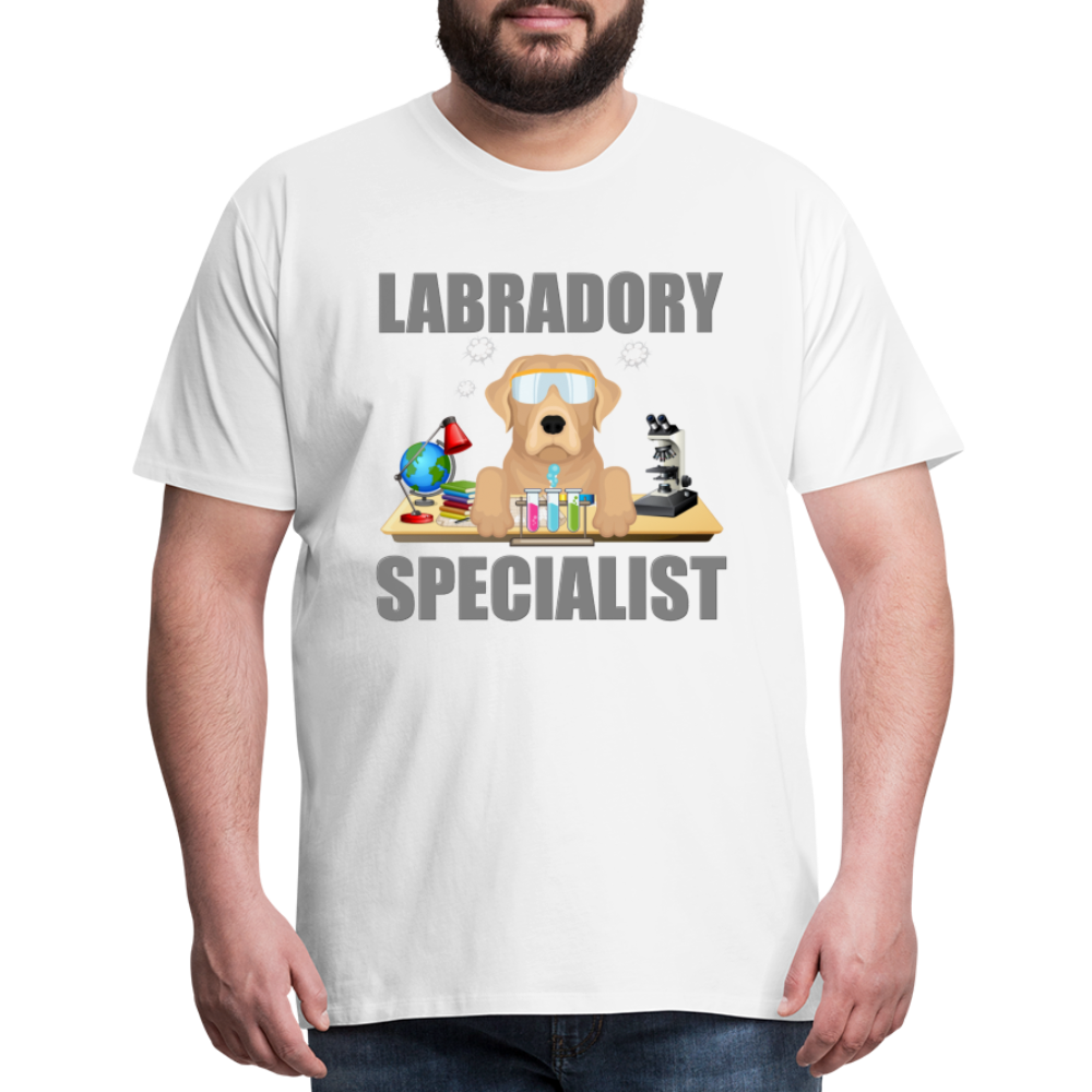 Labrador Specialist Shirt, Lab Shirt, Labradory Shirt, Funny Shirt, Funny Lab Shirt, Science Lab Shirt, Science Laboratory, Dog Lover Shirt, Dog Shirt, Great Gift Idea - white