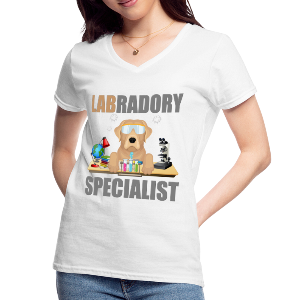 Labrador Specialist Shirt, Lab Shirt, Labradory Shirt, Funny Shirt, Funny Lab Shirt, Science Lab Shirt, Science Laboratory, Dog Lover Shirt, - white