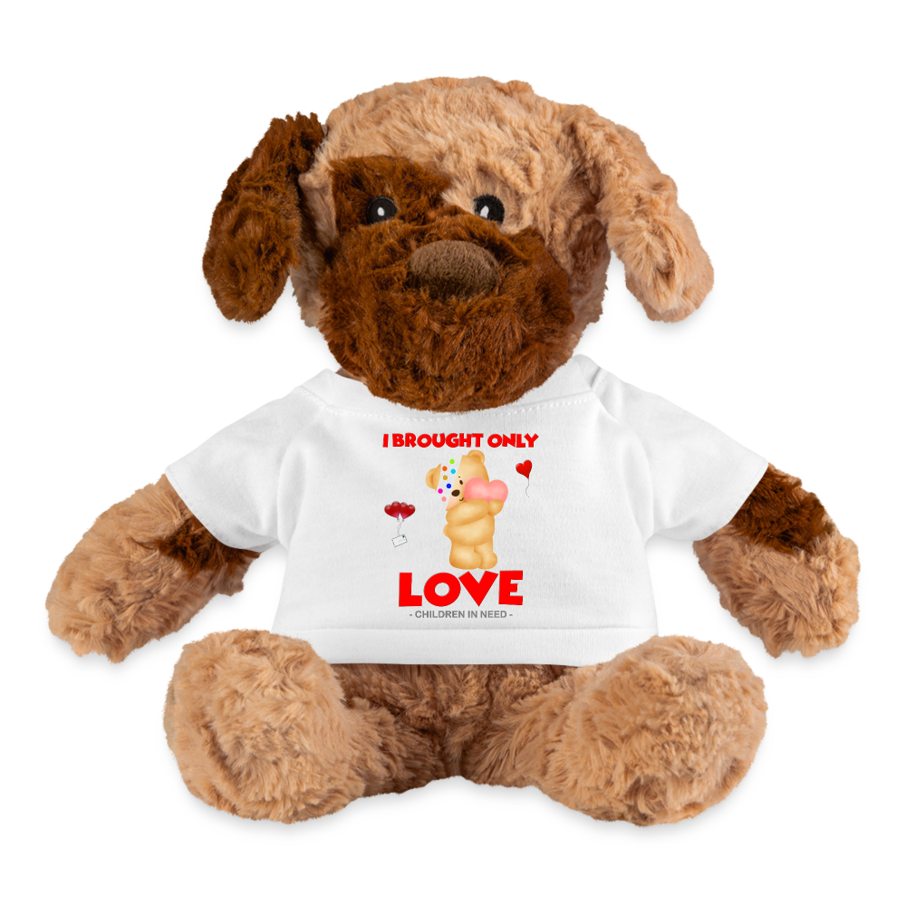 Tesco Pudsey Bear, Pudsey, Bear, Tesco, Tesco Bear, Tesco Pudsey, pudsey bear, children in need, pudsey ideas, tes, Plushy Dog - white