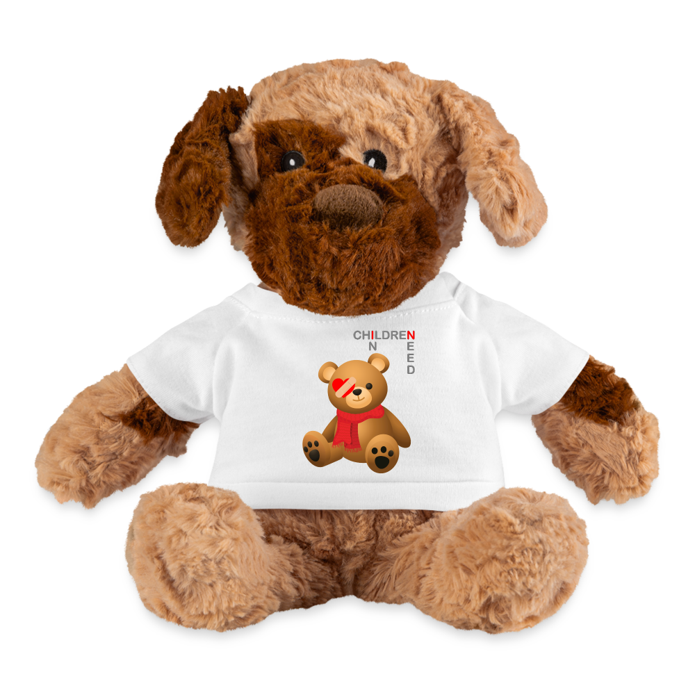 Children In Need, Pudsey Bear, Tesco Pudsey Bear, Pudsey, Bear, Tesco, Tesco Bear, Tesco Pudsey, pudsey, pudsey ideas, tes Plushy Dog - white