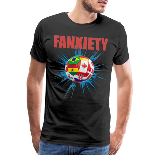 Fanxiety Shirt, World Cup 2022, Soccer Shirt, World Cup, Football Shirt, 2022 World Cup Shirt, Game Day Shirt, World Cup Trophy - black