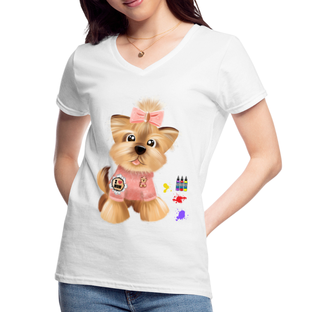 Dog Lover Shirt, Dog Mama Shirt, Cute Dog Shirt, Tattoo Dog Shirt, Funny Dog Shirt, Pet Lover Shirt, Dog Mom Shirt, Gift For Her - white