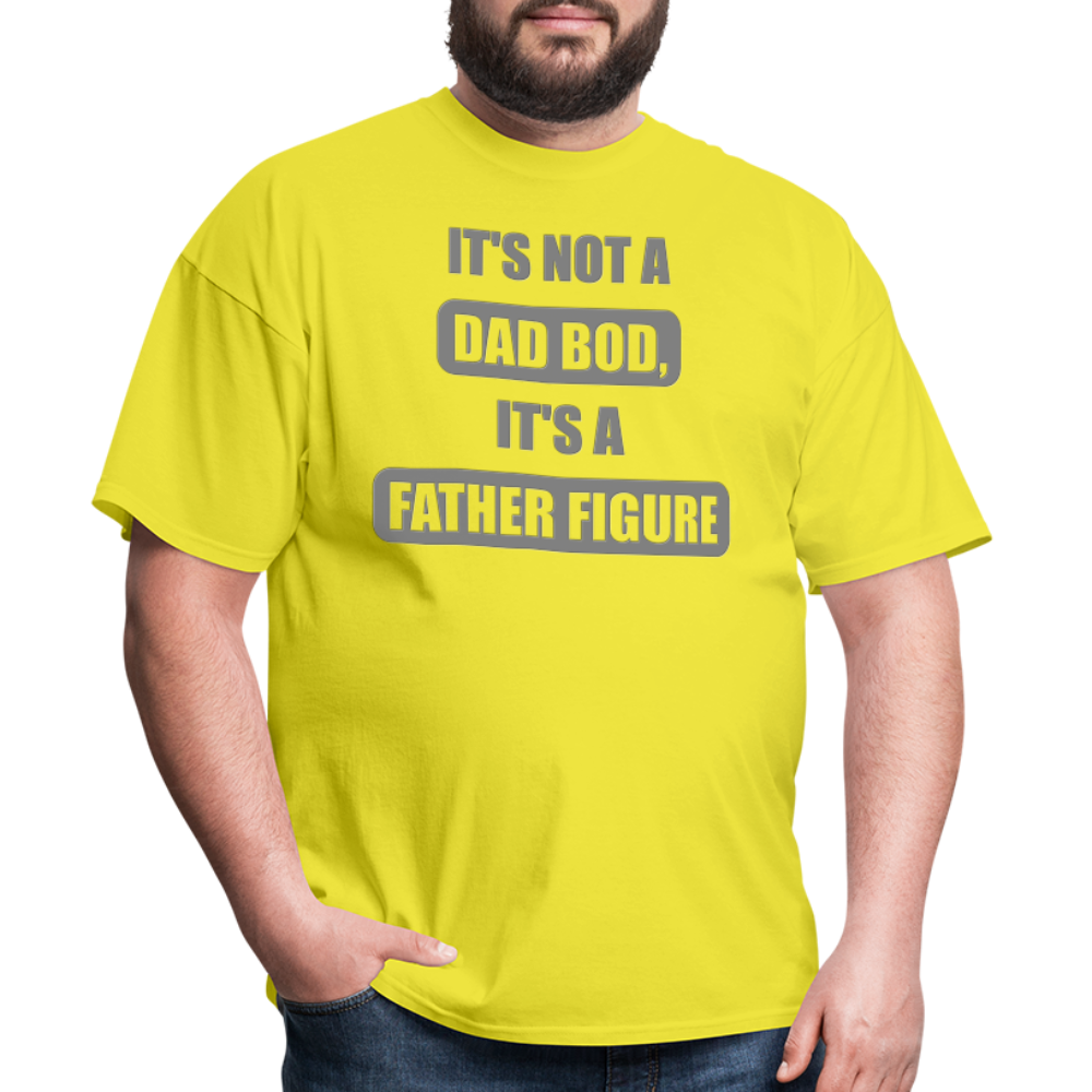 Dad Bod Shirt, Funny Dad Shirt, Father Figure Shirt, Dad Bod, New Dad Shirt, Dad Joke Shirt, Daddy Shirt, Funny Dad Shirts, Best Dad Shirt, New Dad, Funny Gift For Dad - yellow