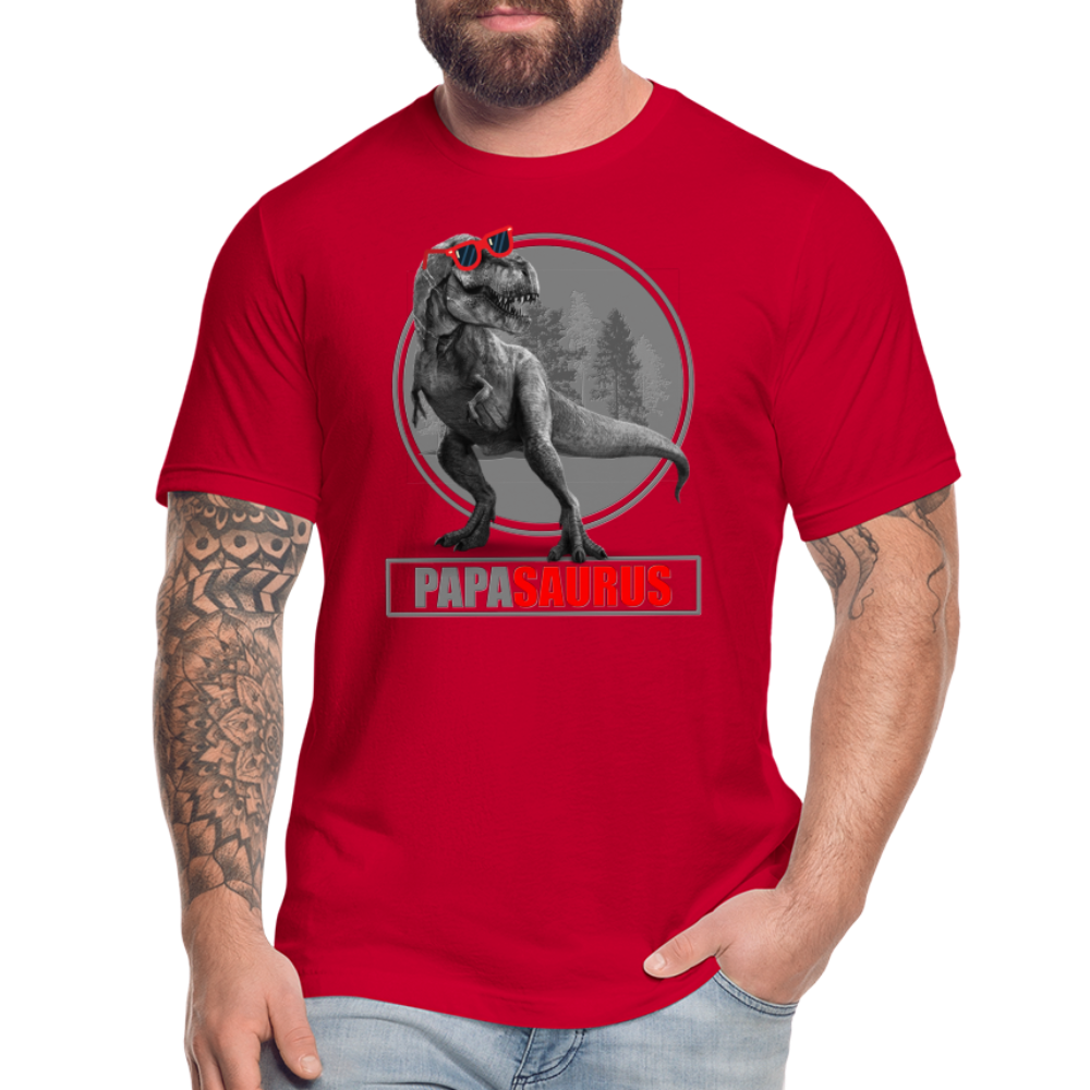 Papa Saurus Shirt, Daddy Shirt, Fathers Day Shirt, New Dad Shirt, Funny Dad Shirt, Gift For Father, Best Dad Shirt, Dada Shirt, Papa Shirt - red
