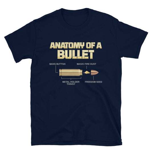 Anatomy of a Pew Shirt - Funny Gun Lover Gift for Veterans