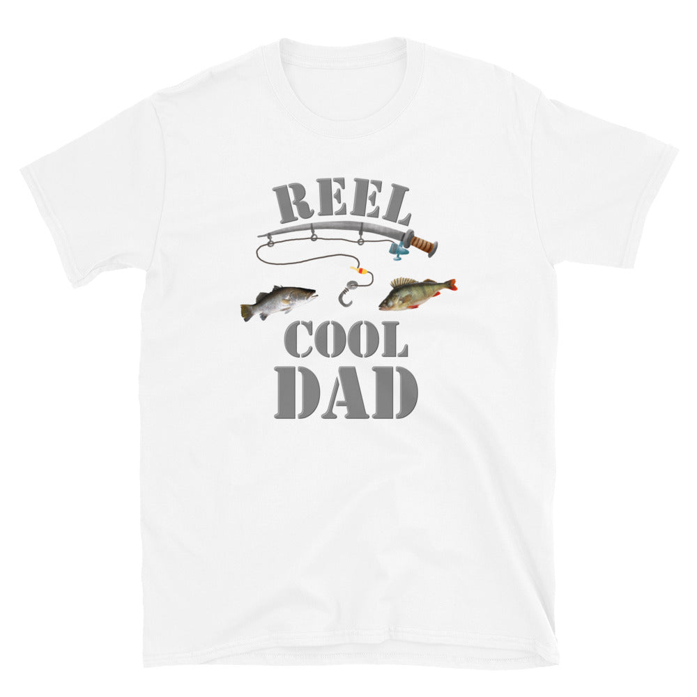 Real Cool Dad T-Shirt, Funny Fishing Shirt, Reel Cool Dad T-Shirt, Rod Father Shirt, Dad Shirt, Fathers Day Fishing Shirt