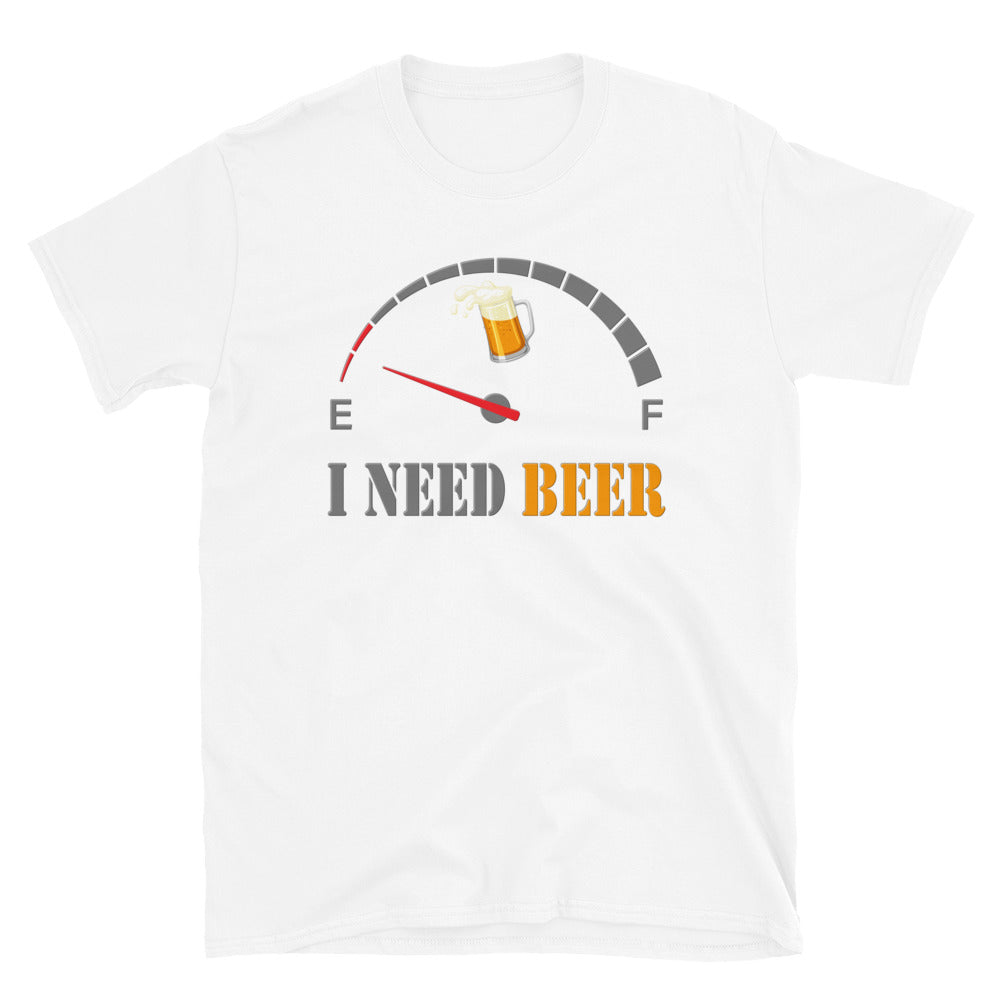 I Need Beer Shirt, Fuel Gauge Shirt, Beer Froth, Funny Beer Lovers, Beer Lovers Shirt, I Need Beer, Funny Drinking Shirt, Beer Shirt