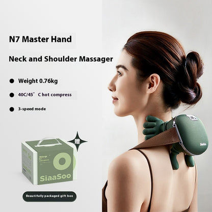 Electric Neck and Shoulder Massager - Wireless Kneading Shawl for Pain Relief