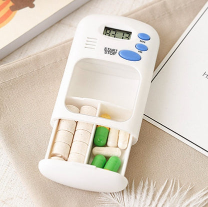 Smart Medicine Reminder - Mini Portable Pill Box with Alarm