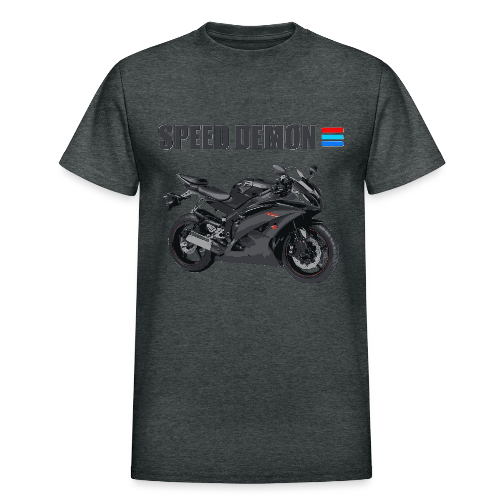 Motorcycle Shirt, Biker Shirt, Motorcycle Gift, Speed Demon Shirt, Motorcycle Tshirt, Motorcycle T Shirt, Racing Shirt, Sports Bike Shirt, - deep heather