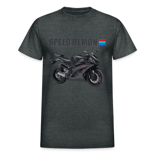 Motorcycle Shirt, Biker Shirt, Motorcycle Gift, Speed Demon Shirt, Motorcycle Tshirt, Motorcycle T Shirt, Racing Shirt, Sports Bike Shirt, - deep heather