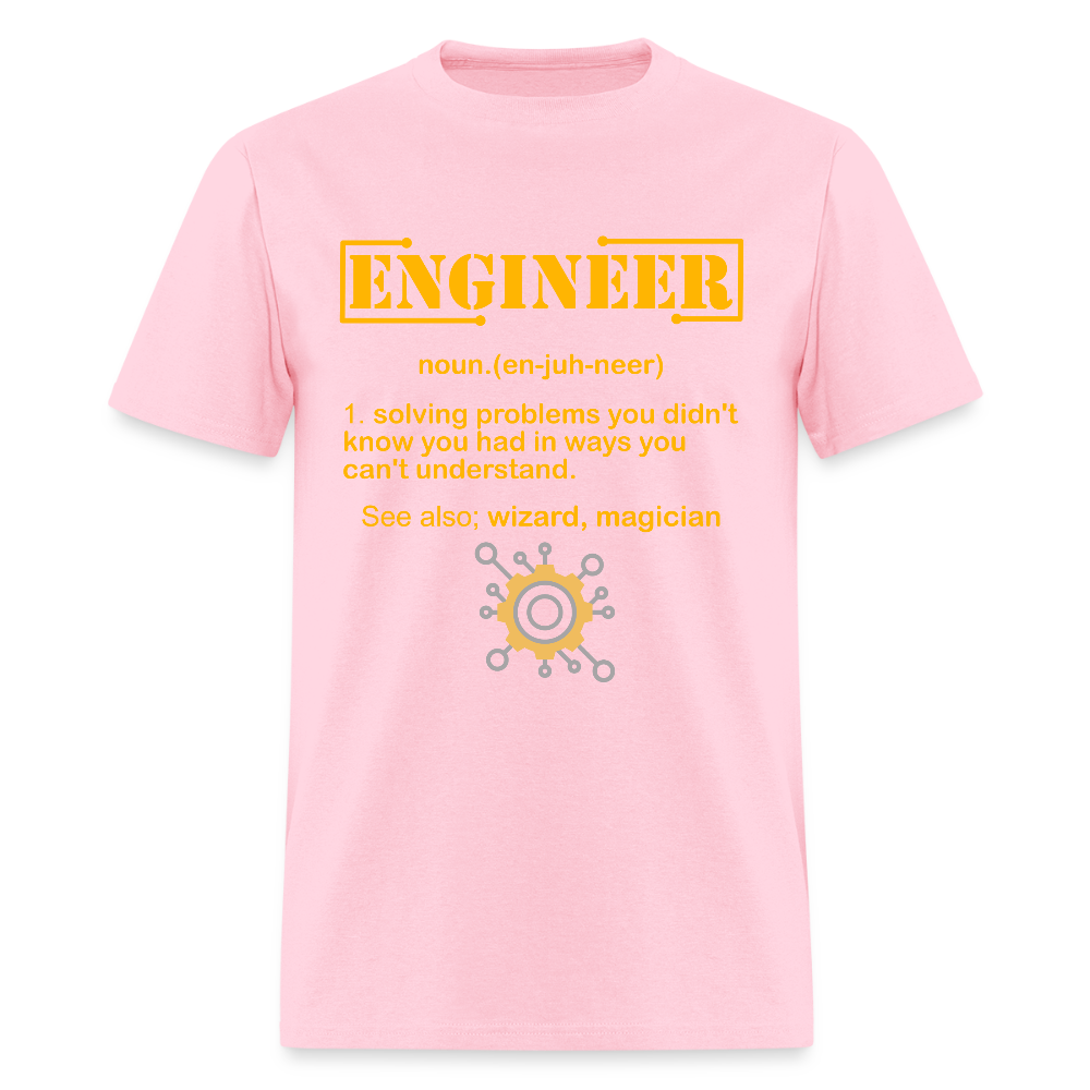 Engineer Definition Shirt, Dictionary Shirt, Funny Cool Shirt, Student Engineering Shirt, Engineer Lover Shirt, Mechanic Gift Idea, Birthday Gift - pink