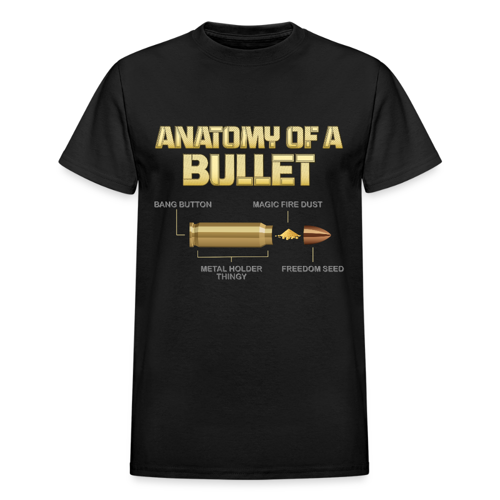 Gun Lover Gift, Anatomy Of A Pew Bullet Gun Shirt, Funny Bullet Gun, Gun Lover, Veteran Gift, Pew T-shirt, - black