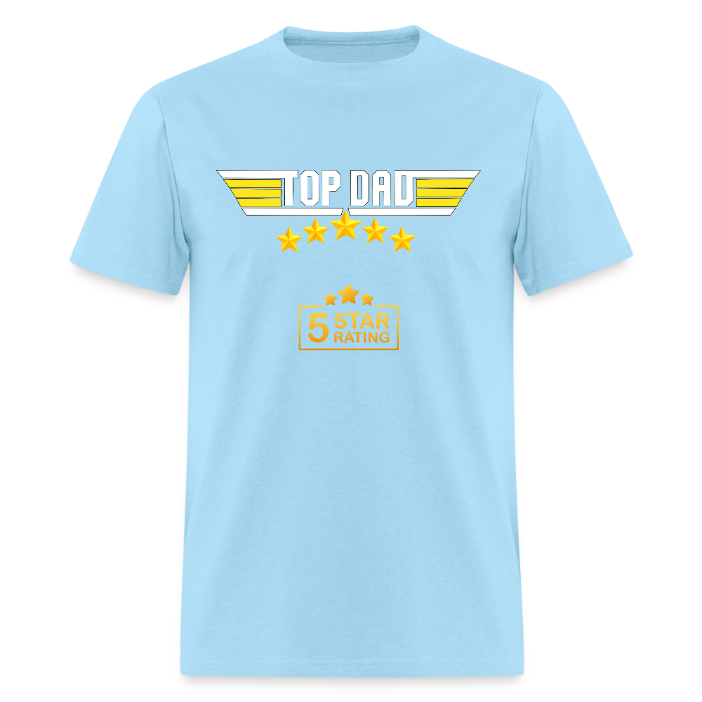 Gift For Dad, Fathers Day Gift, Top Dad Shirt, Top Dad T-Shirt, Funny Dad Shirt, Gift For Husband, Best Dad Shirt, Fathers Day Gift Idea - powder blue