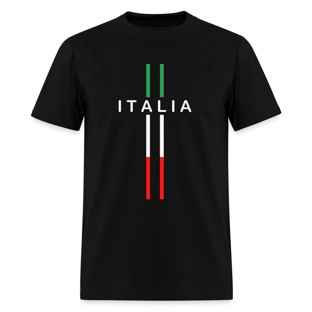 Italia Style Shirt, Italia T-Shirt, Italian Flag shirt, Italian Gift Idea, Italy T-shirt, Great Gift for Dad, Birthday Gift idea, Father Day Gift, Mothers Day Gift, Gift For Him, Gift For Her, Italy Gift Idea - black