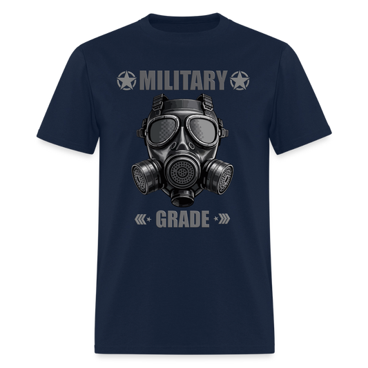Gas Gas Gas – Funny Military Gas Mask Men's T-Shirt | Veteran Gift - navy