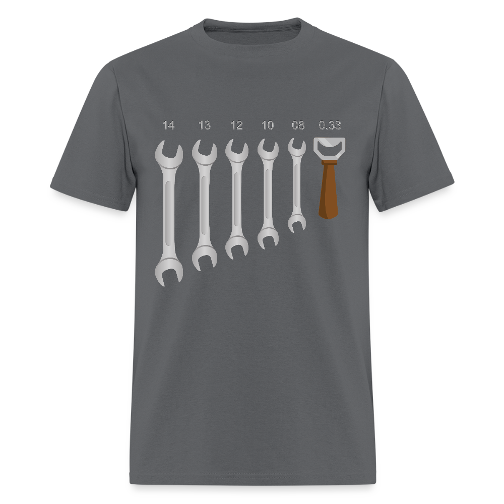 Mechanic Shirt, Wrench Shirt, Handyman Gift, Sarcastic Shirt, Tools Shirt, Dad Gift, Engineer Gift, Car Shirt, Bottle Opener Shirt, Gifts For Him, - charcoal