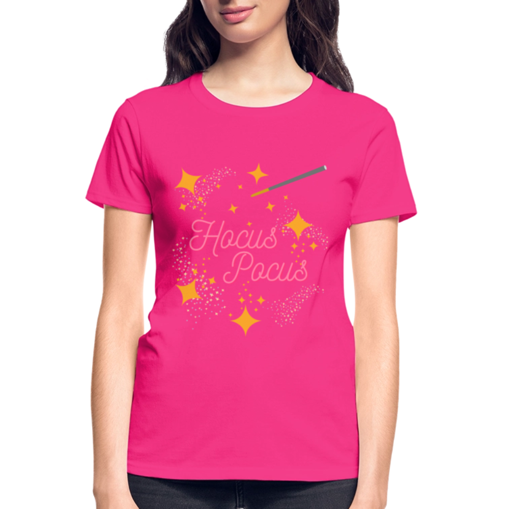 Hocus Pocus, Halloween, Witches, Witch, Sanderson sisters, Movies, Spell, Winifred, Winifred Sanderson, Fall, Funny, i put a spell on you, Mary Sanderson, movie, October, Women's V-Neck T-Shirt. - fuchsia