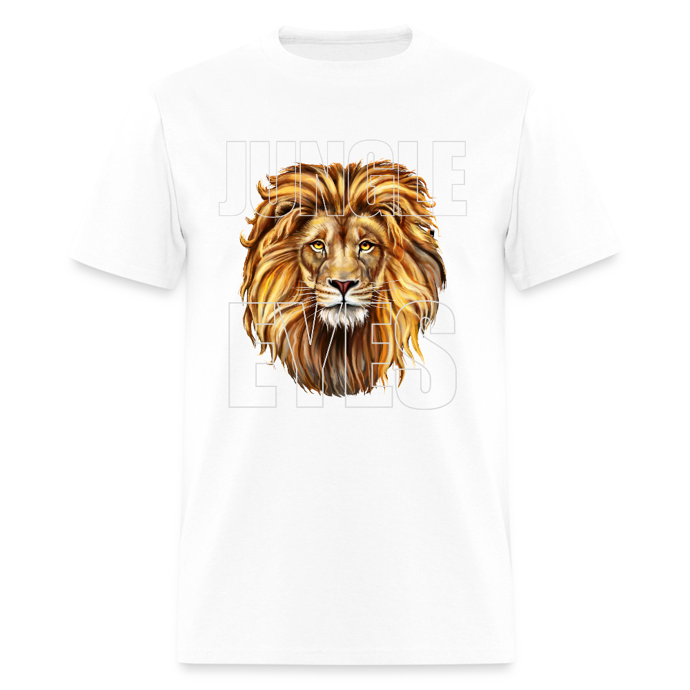 Jungle Eyes Shirt, Lion Shirt, King Of The Jungle, Animal Lover Shirt, Hungry Eyes Shirt, Animal Shirt, Animal Tee, Lion Tshirt, Jungle Shirt - white