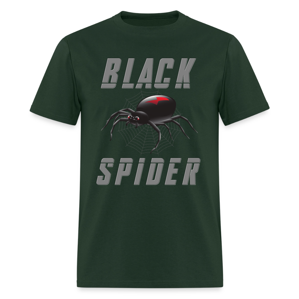 Black Spider Shirt, Black Widow Shirt, Black Widow, Movie Shirt, Birthday Gift Idea, Black Spider, Halloween Gift Idea, Halloween Lover Men's Premium T-Shirt - forest green