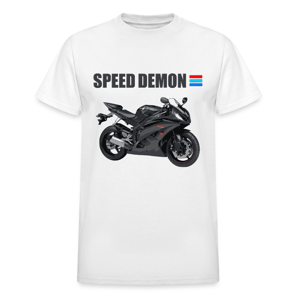 Motorcycle Shirt, Biker Shirt, Motorcycle Gift, Speed Demon Shirt, Motorcycle Tshirt, Motorcycle T Shirt, Racing Shirt, Sports Bike Shirt, - white