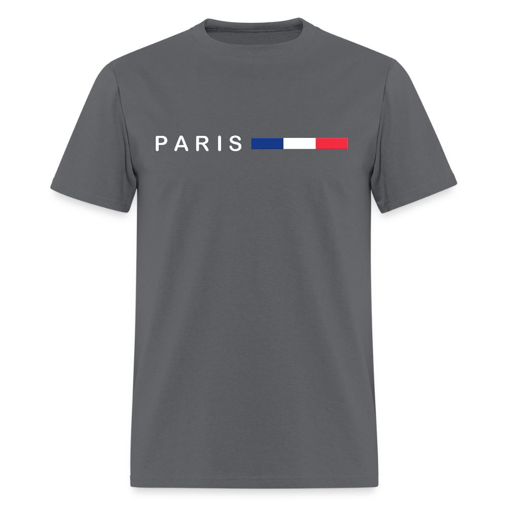 Paris Flag Shirt, Paris Flag T-Shirt, France Flag, Paris t-shirt, Paris souvenir, Paris gift, Paris Unisex t-shirt, Paris Style Shirt, France Shirt, France t-shirt, Eiffel Tower shirt - charcoal