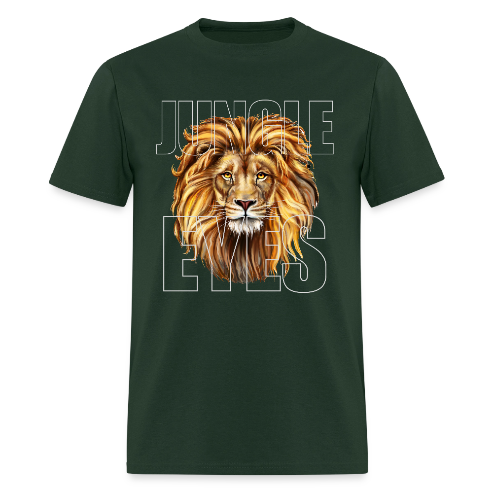 Jungle Eyes Shirt, Lion Shirt, King Of The Jungle, Animal Lover Shirt, Hungry Eyes Shirt, Animal Shirt, Animal Tee, Lion Tshirt, Jungle Shirt - forest green