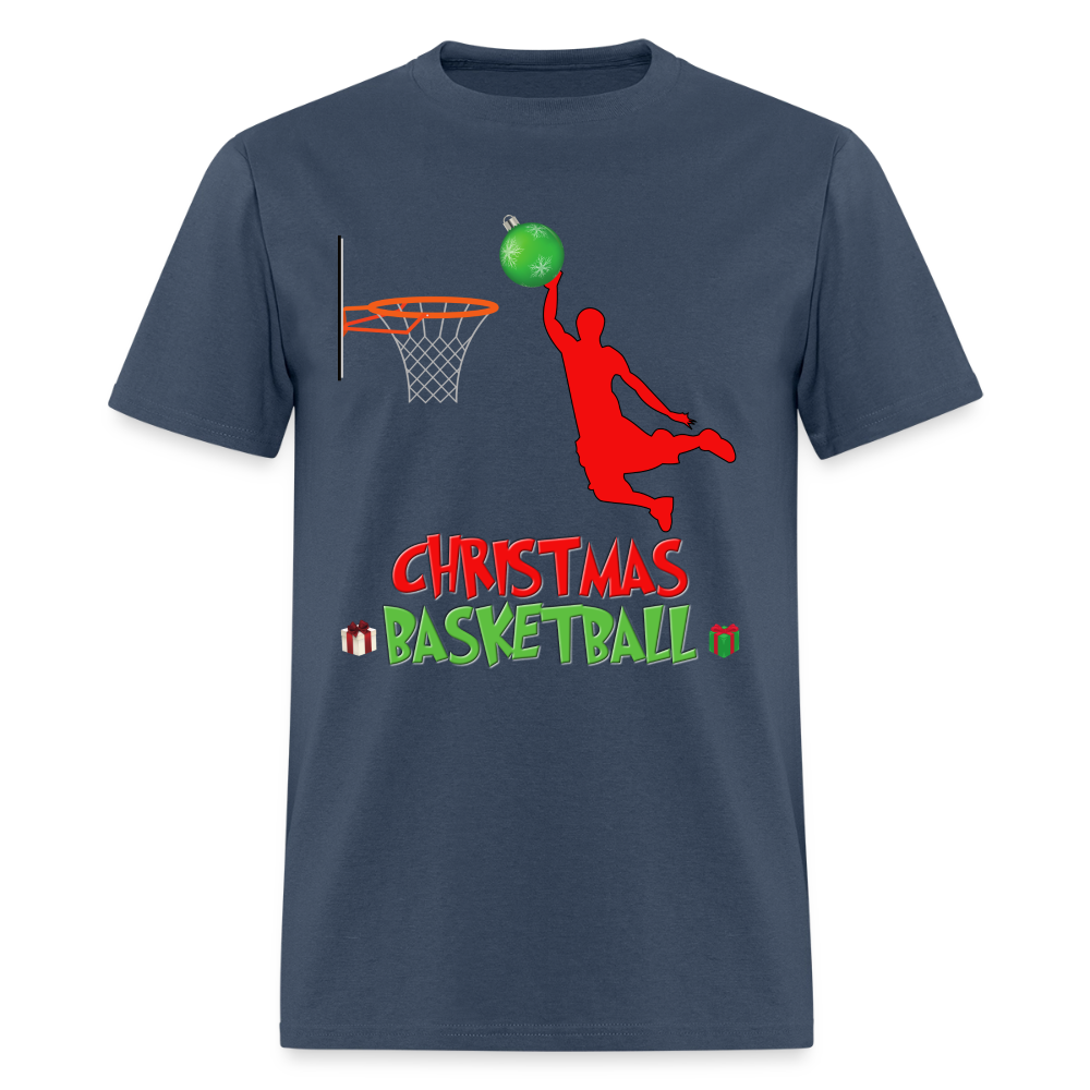 Christmas Basketball Shirt, Christmas Basketball T-Shirt, Funny Basketball Lover Shirt, Basketball Shirt, Christmas Gifts Idea Kids' Premium T-Shirt -  blue dusk
